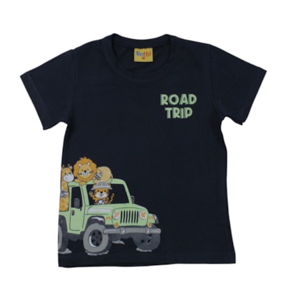 Camiseta Manga Curta Estampada Safari 27240 - Rollu