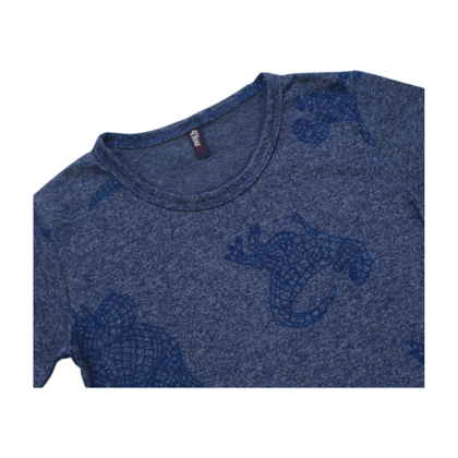 Camiseta Manga Curta Mesclada Estampa Dino S31097K - 4You
