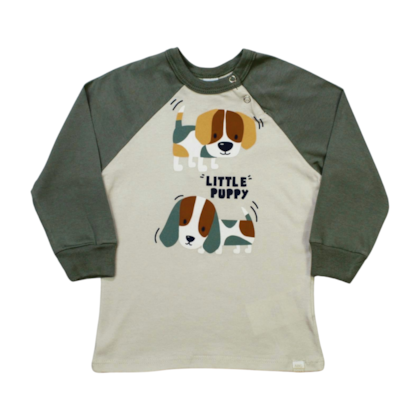 Camiseta Manga Longa Cachorro 16070 - Abrange