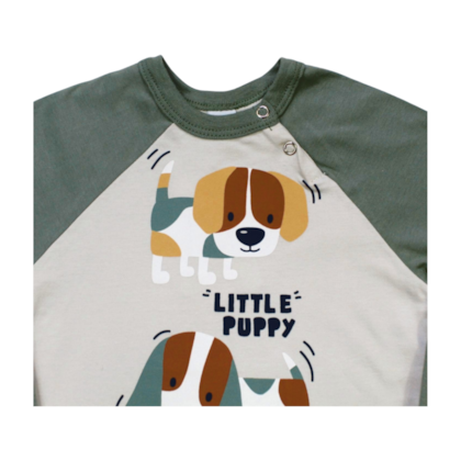 Camiseta Manga Longa Cachorro 16070 - Abrange