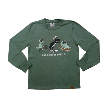 Camiseta Manga Longa Dinossauros 8373  - By Gus
