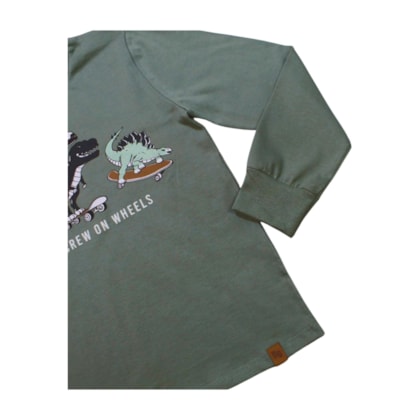 Camiseta Manga Longa Dinossauros 8373  - By Gus