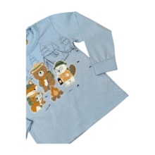 Camiseta Manga Longa Estampa Bichos 26200 - Rollu