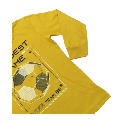 Camiseta Manga Longa Estampa Bola 46741 - Boca Grande 