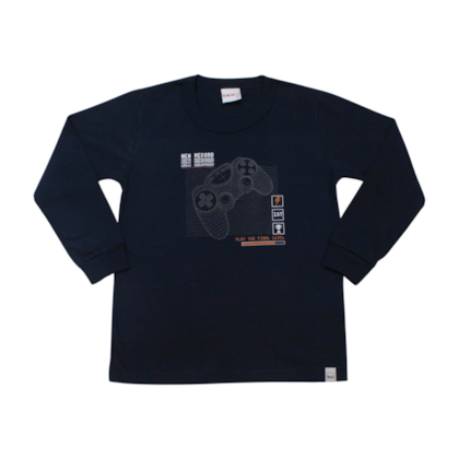 Camiseta Manga Longa Estampa Controle 11733 - Kaiani 
