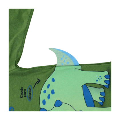Camiseta Manga Longa Estampa Dinossauro 23201 - Rollu 