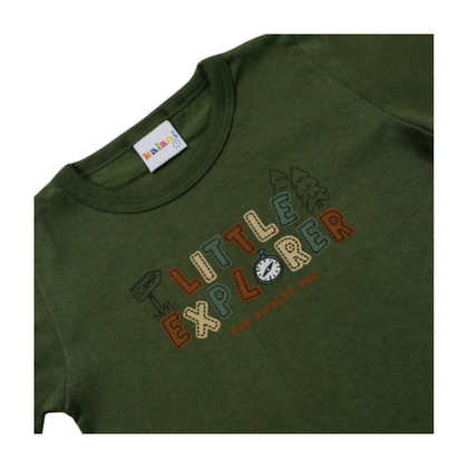 Camiseta Manga Longa Estampa Explore 11717 - Kaiani 