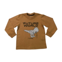 Camiseta Manga Longa Estampa Future 2390 - Bicho Bagunça