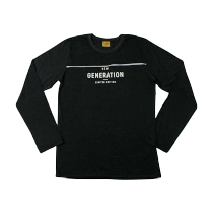 Camiseta Manga Longa Estampa Generation 26294 - Rollu