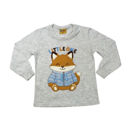 Camiseta Manga Longa  Estampa Litthe One 26201 - Rollu