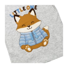 Camiseta Manga Longa  Estampa Litthe One 26201 - Rollu