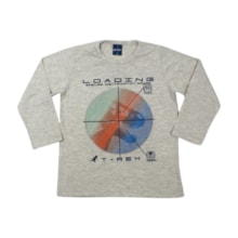 Camiseta Manga Longa Estampa Loading 62919 - Rei Rex