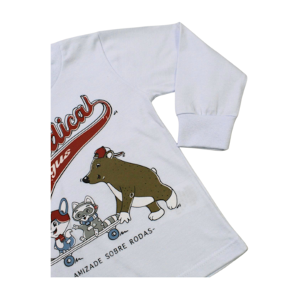 Camiseta Manga Longa Estampa Radical 7075 - By Gus 