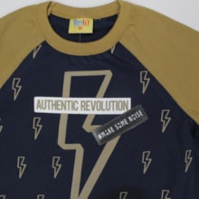 Camiseta Manga Longa Estampa Revolution 9867-4 - Rolú 