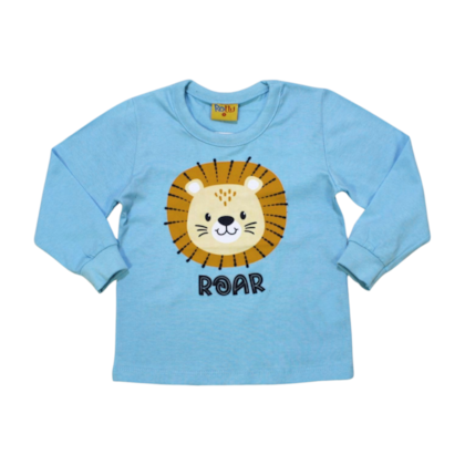 Camiseta Manga Longa Estampa Roar 20201 - Rollu