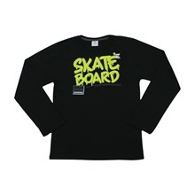 Camiseta Manga Longa Estampa Skate 6609 - By Gus 