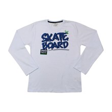 Camiseta Manga Longa Estampa Skate 6609 - By Gus 