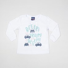 Camiseta Manga Longa Estampada Beeep! 08160 - Kiko