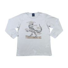 Camiseta Manga Longa Estampada Esqueleto 62467 - Rei Rex 