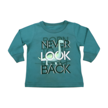 Camiseta Manga Longa Estampada Never Look Back 201008 - Elian