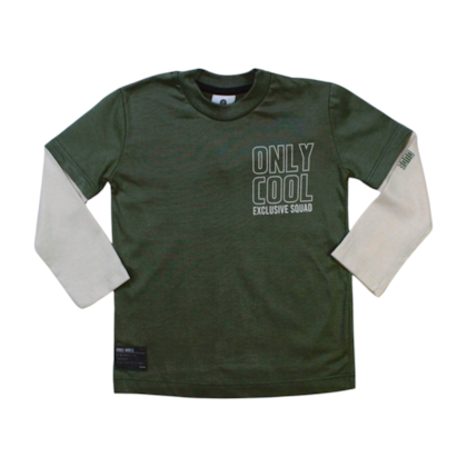 Camiseta Manga Longa Only 17620 - Abrange