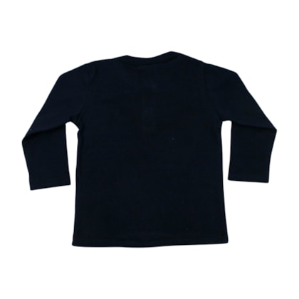 Camiseta Manga Longa Trabalhada com Botão 62513 - Rei Rex