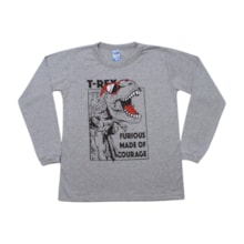 Camiseta Masculina Manga Longa Estampa Dino 350 - Cleomara