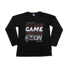 Camiseta Masculina Manga Longa Estampa Game 350 - Cleomara