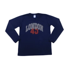 Camiseta Masculina Manga Longa Estampa London 350 - Cleomara