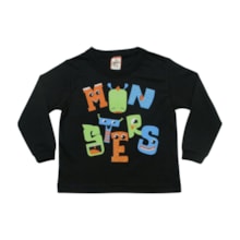 Camiseta Masculina Manga Longa Estampa Monster 340 - Cleomara