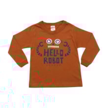 Camiseta Masculina Manga Longa Estampa Robot 340 - Cleomara