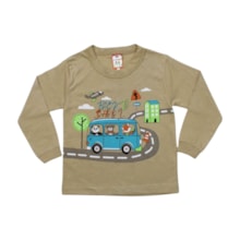 Camiseta Masculina Manga Longa Estampa School  340 - Cleomara