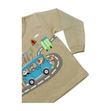 Camiseta Masculina Manga Longa Estampa School  340 - Cleomara