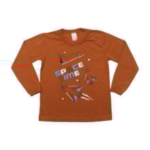 Camiseta Masculina Manga Longa Estampa Space 345 - Cleomara