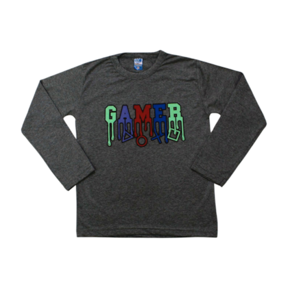 Camiseta Masculina Manga Longa Estampas Sortidas 350 - Cleomara