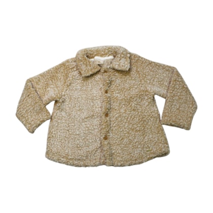 Casaco Pelúcia com Botões Feminino 8449 - Serelepe