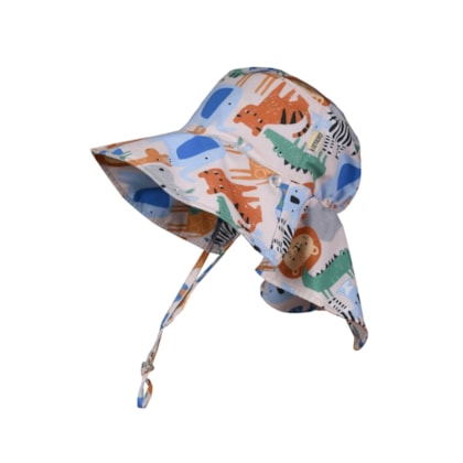 Chapéu Masculino 1° Passos Alongado Estampado Bichos 3163 - Everly