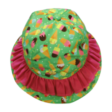 Chapeú Tactel Bebê Feminino Estampado Sorvetes 2153 - Everly 