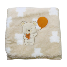 Coberto Microfibra Urso Bege 26002 - Baby Joy