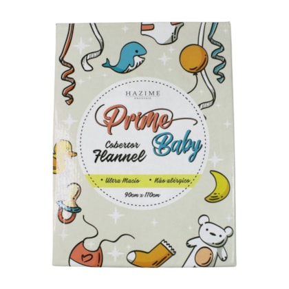 Cobertor Flannel Microfibra Estampado Branco Floresta 73000 - Hazime