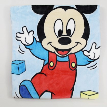 Cobertor Infantil Raschel Disney Mickey Passinhos - Jolitex