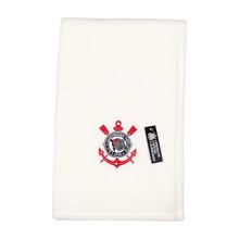 Cobertor Microfibra Branco Bordado Corinthians - Jolitex