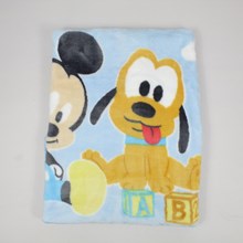 Cobertor Raschel Bebê Estampado Mickey e Plutos  - Jolitex