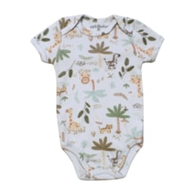 Colan Manga Curta Estampado Safari 0402170 - Estilinho