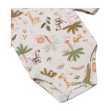 Colan Manga Longa Estampado Safari  0403170 - Estilinho