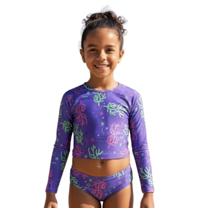 Conjunto Biquini Croppd Estampado 57415 - Kamylus