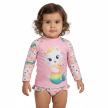 Conjunto Biquini Estampado Gatinha 54042 - Kamylus