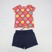 Conjunto Blusa e Shorts Moletom Kyly