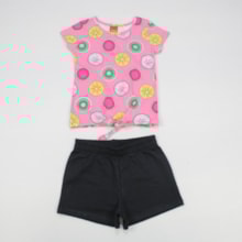 Conjunto Blusa e Shorts Moletom Kyly