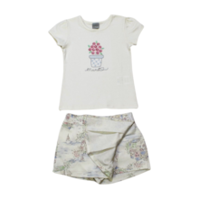 Conjunto Blusa e Shorts  Saia Estampado 26257 - Brandili Mundi 